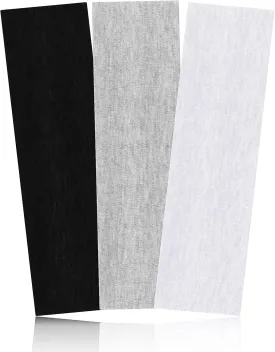 3Pcs Non Slip Headbands Soft Elastic Head Bands for Women Girls Stretchy Sweat Wide Headband for Yoga Workout Sports White Black Grey Headbands Trendy Hair Accessories