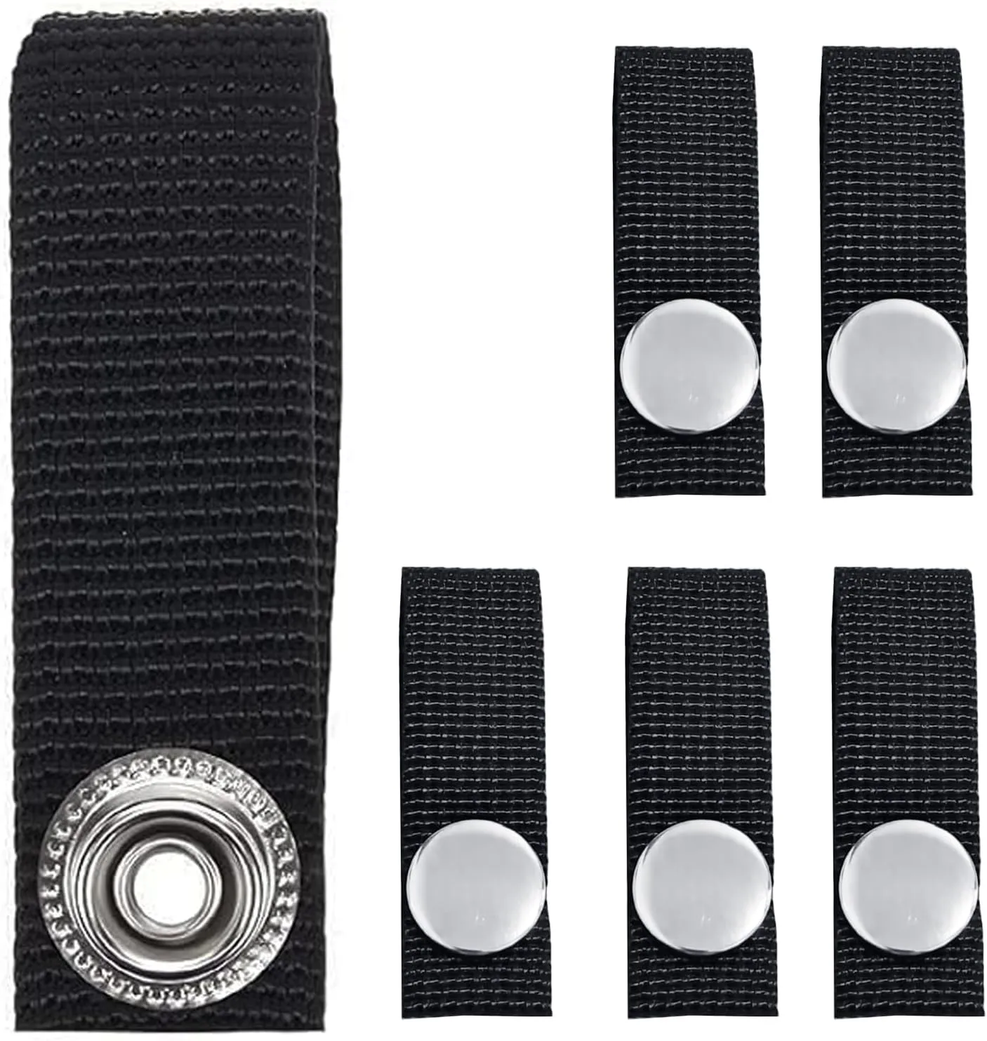 6PCS Hockey Helmet Chin Strap Detachable, Helmet Replacement Strap with Single Snap, Detachable Helmet Loop, Ice Hockey Helmet Replacement Strap, Ear Loops Hockey Helmet Accessory Repair Kit