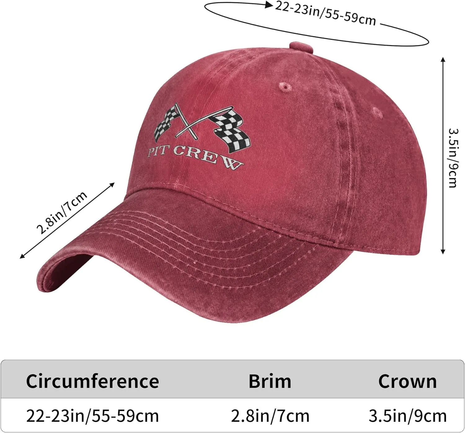 Checkered Flags Race Car Flag Unisex Adult Baseball Hat Sports Outdoor Cap Men and Women Snapback