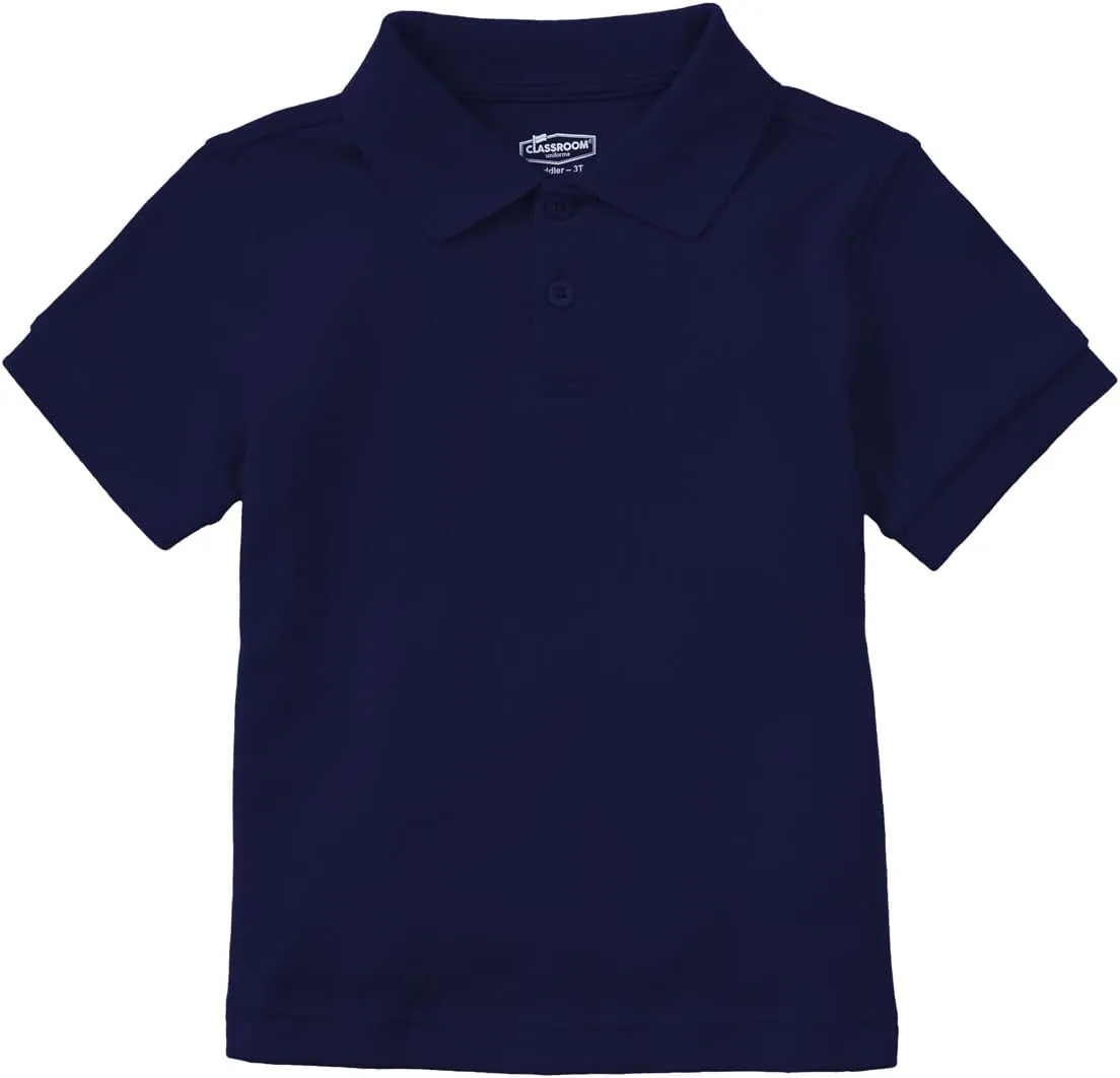 Classroom School Uniforms Kids' Toddler Little Boys' Uniform Short Sleeve Interlock Polo