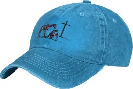Cowboy Horse Prayer Unisex Adult Baseball Hat Sports Outdoor Cowboy Cap for Men and Women Snapback
