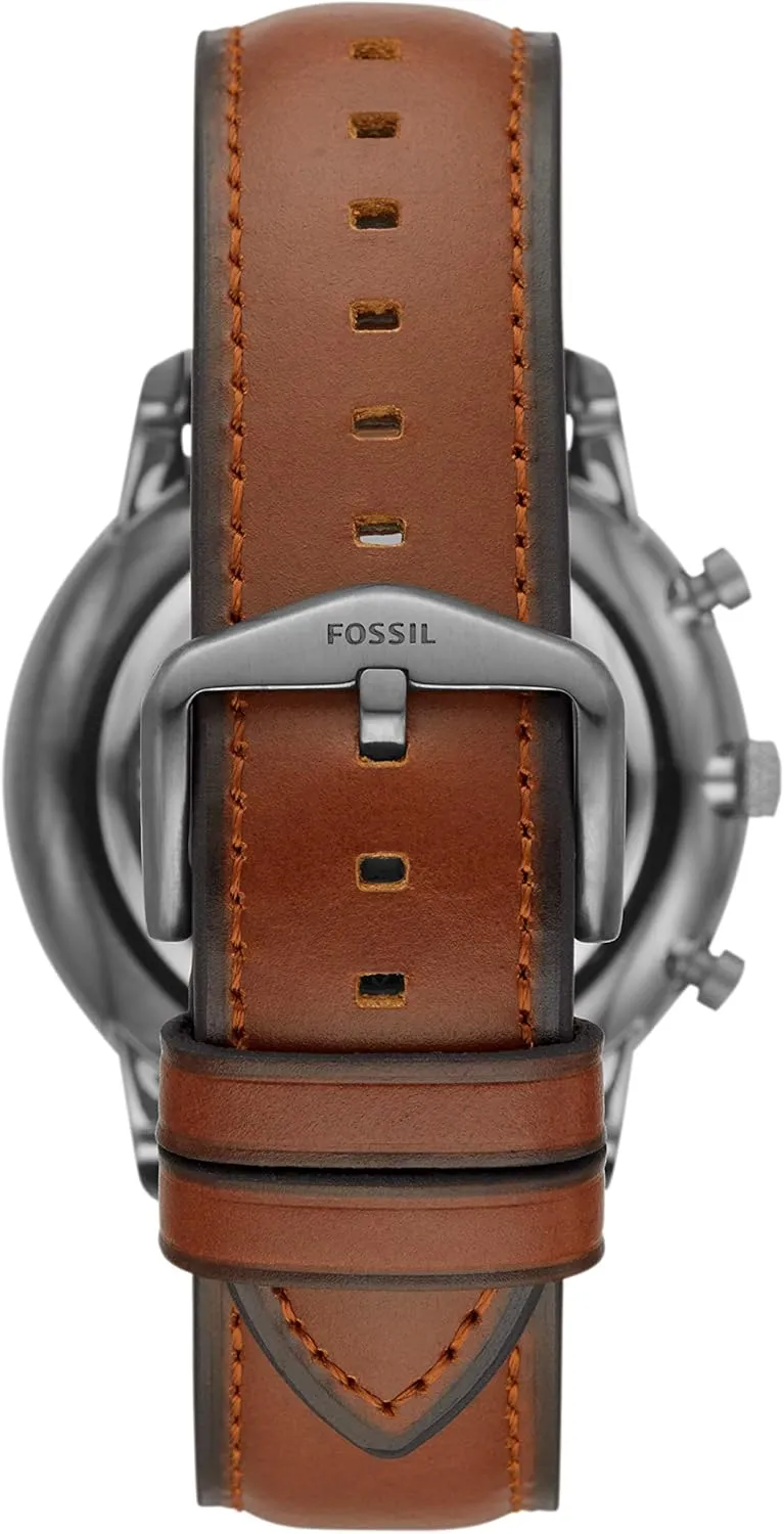 Fossil Men's Neutra Quartz Stainless Steel and Leather Chronograph Watch