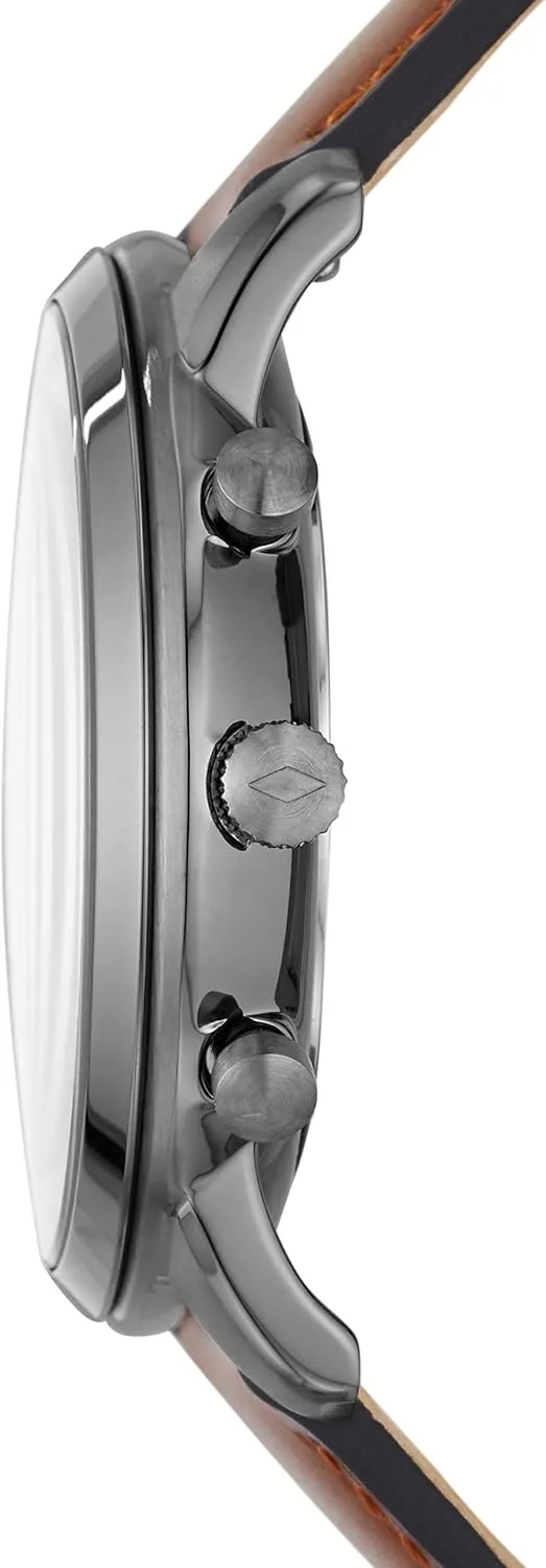 Fossil Men's Neutra Quartz Stainless Steel and Leather Chronograph Watch