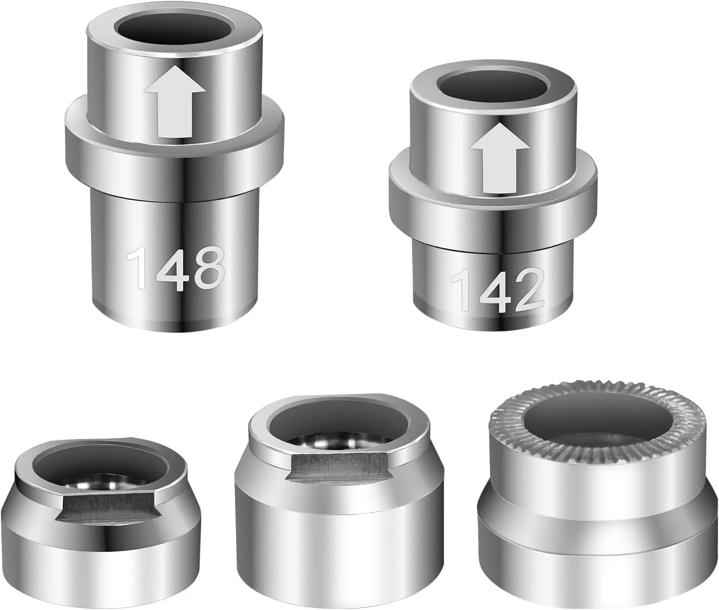 KICKR Thru Axle Adapter Kit, Compatible with Wahoo KICKR CORE and KICKR V4 and Newer Models