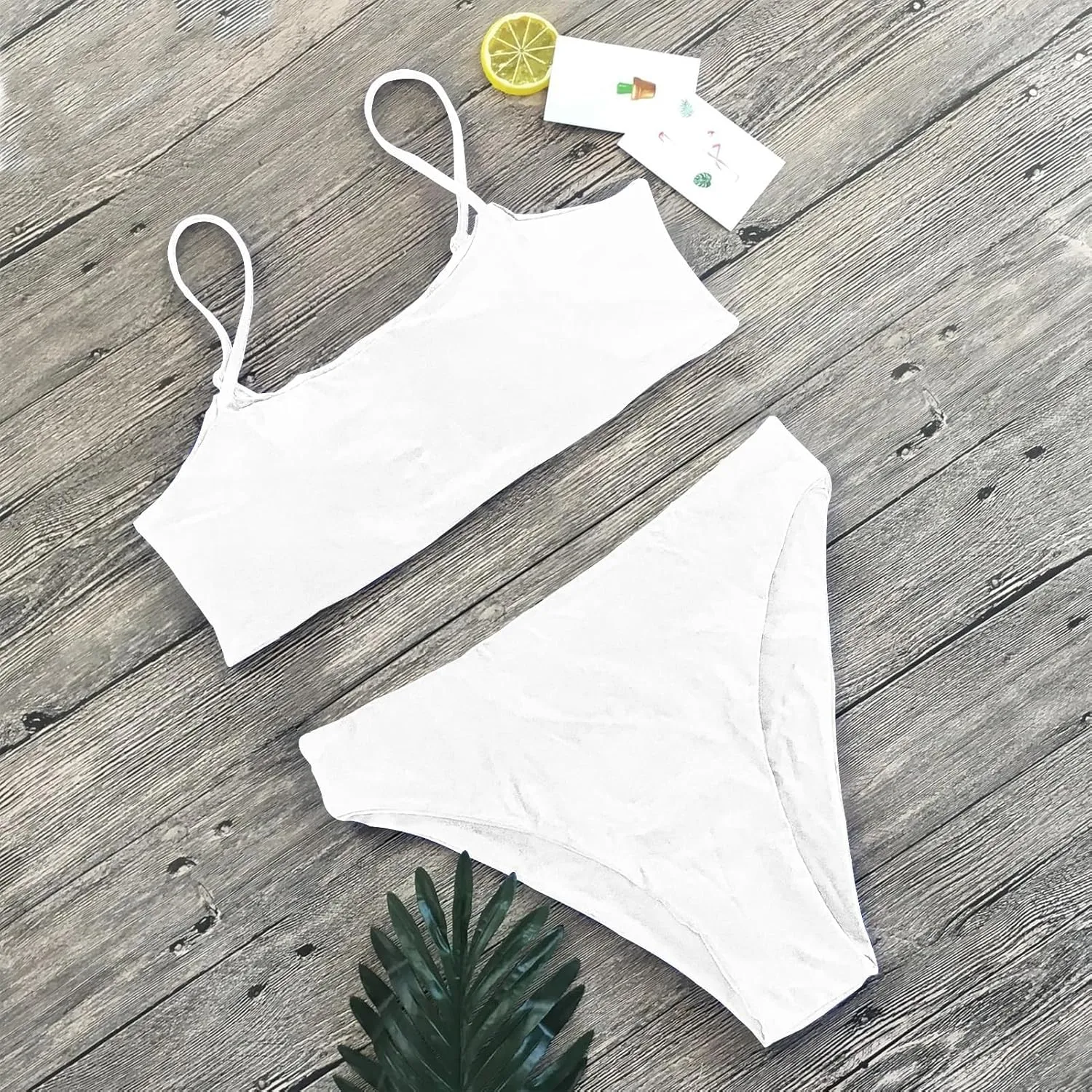 meioro Bikini Set Swimsuits for Women Low Waisted Two Piece Swimwear with Brazilian Push up Top Cheeky Bottom Bathing Suits