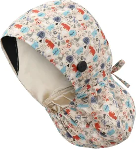 QBA Adjustable Working Cap with Button, Satin-Lined Hat, Cotton Working Hat Sweatband, Elastic Tie Back Hats Unisex