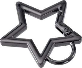 Star Carabiner, Zinc Alloy Heavy Duty Star Shaped Keychain Clip, Carabiner Clip for Camping, Hiking, Fishing